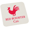 View Image 1 of 1 of High-Density Pulpboard Coaster - 3.375" Square - White
