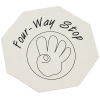 View Image 1 of 1 of High-Density Pulpboard Coaster - Octagon - White