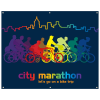 View Image 1 of 1 of Value Outdoor Banner - 4 feet x 5 feet - 24 hr