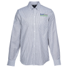 View Image 1 of 3 of Cutter & Buck Epic Easy Care Stretch Oxford Stripe Shirt - Men's - Tailored Fit