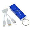 View Image 1 of 5 of Capsule Duo Charging Cable Keychain