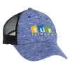 View Image 1 of 3 of Heathered Jersey Mesh Back Cap