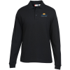 View Image 1 of 3 of Evans Easy Care Long Sleeve Polo - Men's
