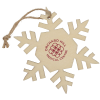 View Image 1 of 2 of Wood Ornament - Snowflake