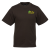 View Image 1 of 3 of Heavyweight Ringspun Cotton T-Shirt - Embroidered
