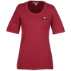 View Image 1 of 3 of Scoop Neck Short Sleeve Sweater