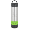 View Image 1 of 6 of Rumble Bottle with Bluetooth Speaker - 14 oz. - Stainless - Laser Engraved
