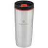 View Image 1 of 3 of Custom Accent Stainless Travel Mug - 16 oz. - Laser Engraved