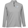 View Image 1 of 3 of CrownLux Performance Micro Stripe 1/4-Zip Pullover - Ladies'