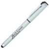 View Image 1 of 4 of Cali Soft Touch Stylus Gel Pen - Silver