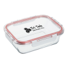 View Image 1 of 3 of Glass Food Storage with Lid - Square