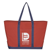 View Image 1 of 3 of Two-Tone Mondo Tote Bag - Closeout