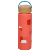 View Image 1 of 7 of Astral Glass Bottle with Silicone - 22 oz.