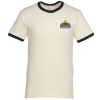 View Image 1 of 3 of Next Level Cotton Ringer T-Shirt - Men's - Embroidered