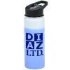 View Image 1 of 5 of Mood Stainless Bottle with Flip Straw Lid - 26 oz.