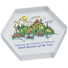View Image 1 of 2 of Hexagon Acrylic Paperweight