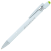 View Image 1 of 3 of Incline Soft Touch Stylus Metal Pen - White