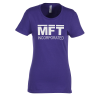 View Image 1 of 3 of Alstyle Ultimate Cotton T-Shirt - Ladies' - Colours