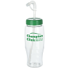 View Image 1 of 2 of Clear Impact Comfort Grip Bottle with Straw Lid - 27 oz.