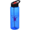 View Image 1 of 3 of Guzzler Sport Bottle with Two-Tone Flip Straw Lid - 32 oz.
