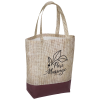 View Image 1 of 2 of Burlap Patterned Tote