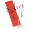 View the Stainless Steel Straw Set - 2 Pack