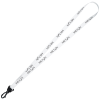 View Image 1 of 1 of Trapezoid Lanyard - 1/2" - 32" -  Plastic Swivel Snap Hook