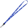 View Image 1 of 1 of Trapezoid Lanyard - 1/2" - 32" - Metal Swivel Snap Hook