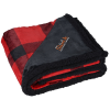 View Image 1 of 2 of Field & Co. Buffalo Plaid Sherpa Blanket