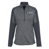 View Image 1 of 3 of Under Armour Qualifier Hybrid Corporate 1/4-Zip Pullover - Ladies' - Embroidered