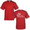 View Image 1 of 4 of Everyday Cotton Pocket T-Shirt - Men's - Colours - Screen