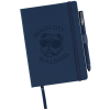 View Image 1 of 4 of Vienna Satin Touch Soft Cover Notebook with Pen - Debossed