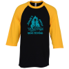 View Image 1 of 3 of Alstyle 3/4-Sleeve Raglan T-Shirt