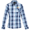 View Image 1 of 3 of Burnside Plaid Shirt - Ladies'