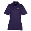 View Image 1 of 3 of Dade Textured Performance Polo - Ladies' - Embroidered - 24 hr