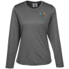 View Image 1 of 3 of Clique Charge Active LS Tee - Ladies' - Embroidered
