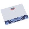 View Image 1 of 4 of Souvenir Designer Sticky Note - 3" x 4" - Geode - 50 Sheet