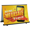 View Image 1 of 5 of Outdoor A-Frame Retractable Banner Display - 5'