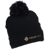 View Image 1 of 2 of All Weather Pom Beanie with Cuff