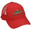 View Image 1 of 2 of Trucker Mesh Back Cap with Face Mask Buttons