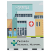 View Image 1 of 3 of Kid's Reusable Sticker Activity Book - Hospital