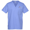 View Image 1 of 3 of Fundamentals One Pocket Scrub Top - Men's