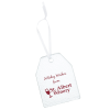 View Image 1 of 2 of Hammered Glass Ornament - Gift Tag