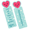 View Image 1 of 1 of Full Colour Paper Bookmark - Heart