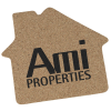 View Image 1 of 1 of Cork Coaster - House