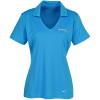 View Image 1 of 3 of Nike Dri-FIT Vertical Mesh Polo - Ladies'