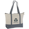 View Image 1 of 3 of Repose 10 oz. Zippered Tote