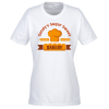 View Image 1 of 3 of Everyday Cotton T-Shirt - Ladies' - White - Full Colour