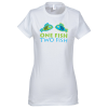 View Image 1 of 1 of Gildan Softstyle T-Shirt - Ladies' - White - Full Colour