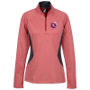 View Image 1 of 3 of adidas UPF 1/4-Zip Pullover - Ladies'